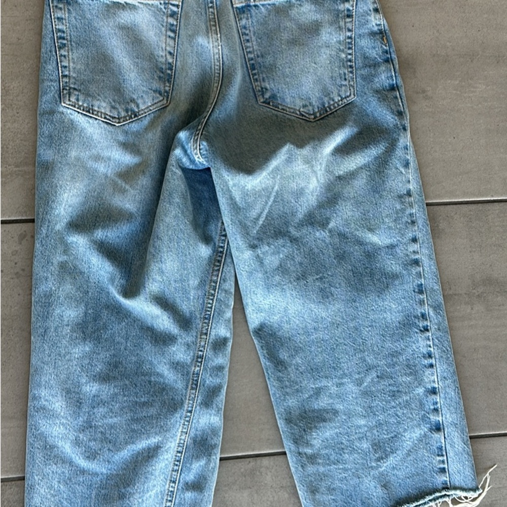 Topshop Moto Wide Leg Pants Jeans W25